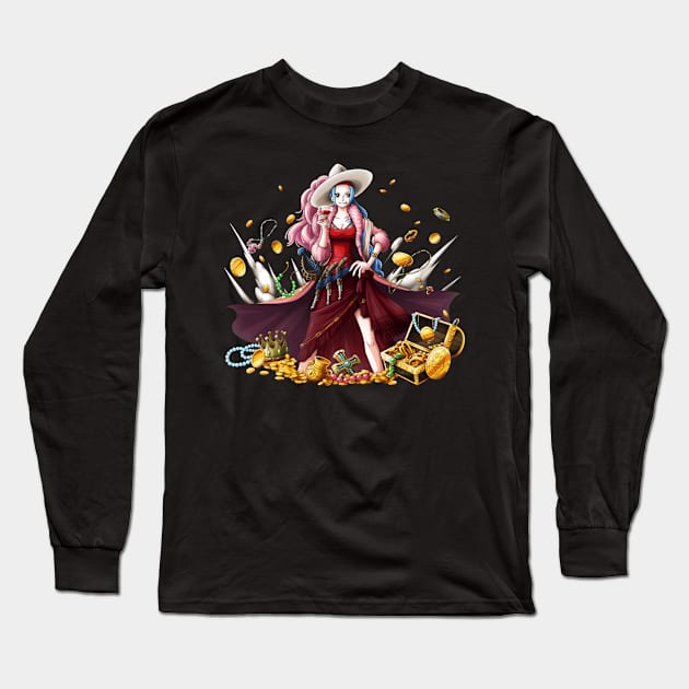 vinsmoke sanji black leg Long Sleeve T-Shirt by JocelynRLee